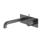 Nero Mecca Wall Basin / Bath Set 260mm Handle Up Trim Kits Only Gunmetal NR221910B260TGM