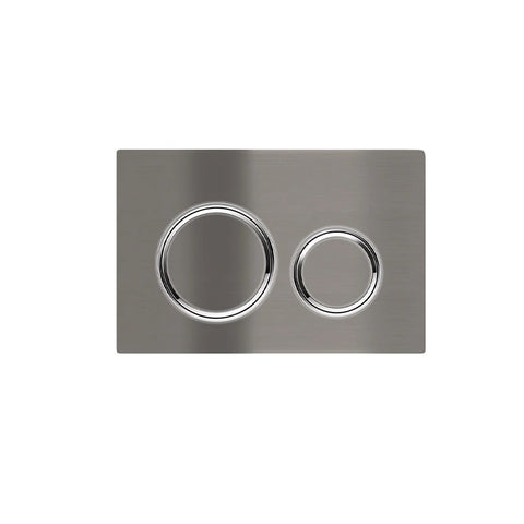 Meir Sigma 21 Dual Flush Plates for Geberit Shadow Gunmetal 115.884.00.1N-PVDGM