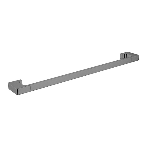 Nero Pearl Single Towel Rail 800mm Gunmetal NR8030GM