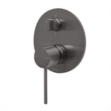 Phoenix Vivid Slimline Switchmix Shower / Bath Diverter Mixer Brushed Carbon VS2910-31-1