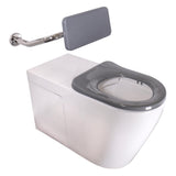 Argent Alto Plus 800 Wall Faced Toilet S&P Trap (Hygienic Flush) White H175R01S4B