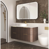 Otti Havana Fluted Cabinet 1200mm Sable Walnut HA1200SW