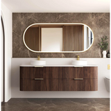 Otti Havana Fluted Cabinet 1800mm Sable Walnut HA1800SW