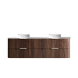 Otti Havana Fluted Cabinet 1800mm Sable Walnut HA1800SW