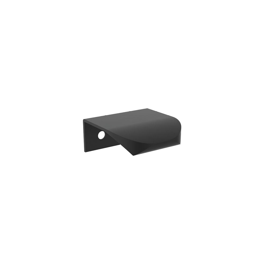 Fienza Edge Curved Handle 40mm Matte Black HANDLEF40MB
