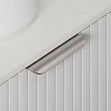 Fienza Edge Curved Handle 200mm Brushed Nickel HANDLEF200BN