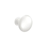 Fienza Mila Shaker Knob 30x30x28mm Matte White HANDLEKMW