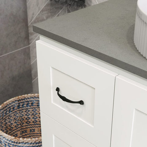 Fienza Risdon Ridge Pull Handle 96mm Black HANDLER96B