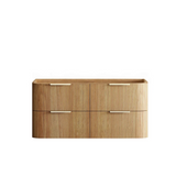 Otti Havana Fluted Cabinet 1200mm Woodland Oak HAW1200L