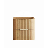 Otti Havana Fluted Cabinet 600mm Woodland Oak HAW600L