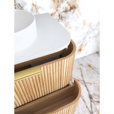 Otti Havana Fluted Cabinet 750mm Woodland Oak HAW750L
