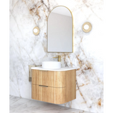 Otti Havana Fluted Cabinet 750mm Woodland Oak HAW750L