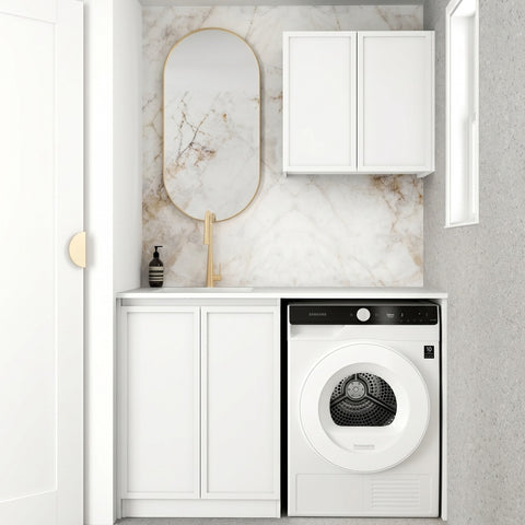 Otti Hampshire Laundry Kit 1305A White / Pure White Top LA-1305A-BOHW-PW
