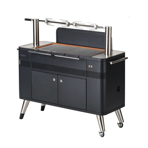 Everdure Hub Electric Ignition Charcoal BBQ Black HBCE2B