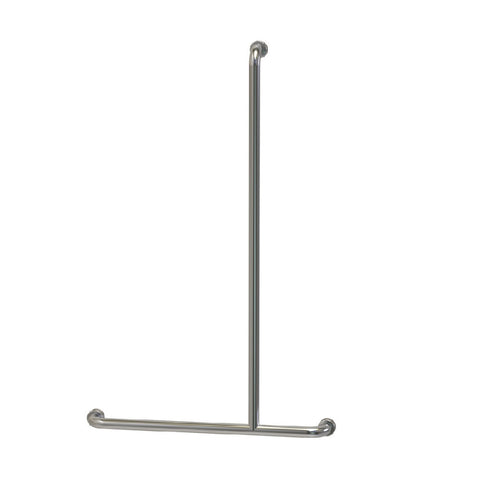 Oliveri Holdfast Inverted T Shower Rail (Right Hand) Stainless Steel HF871-RH