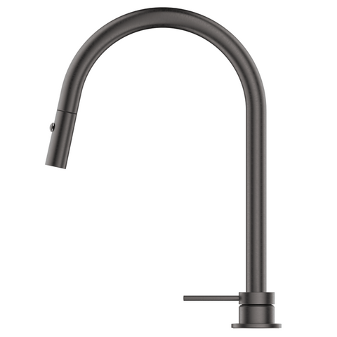 Bella Vista Mica Pull-Out Hob Mixer Set Gunmetal HSK-5-PO-GM