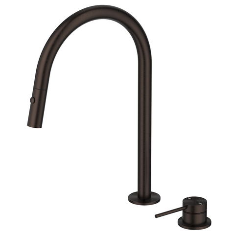 Bella Vista Mica Pull-Out Hob Mixer Set Dusk Bronze HSK-5-PO-DB