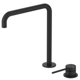 Bella Vista Mica Soft-Square Hob Sink/Basin Mixer Set Black HSK-5-R90-BLK