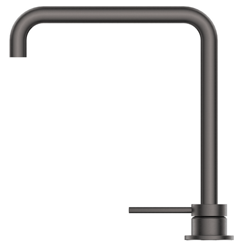 Bella Vista Mica Soft-Square Hob Sink/Basin Mixer Set Gunmetal HSK-5-R90-GM