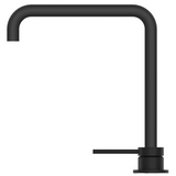 Bella Vista Mica Soft-Square Hob Sink/Basin Mixer Set Black HSK-5-R90-BLK