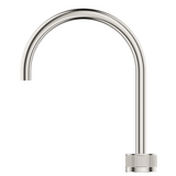 Bella Vista Mica Fluted Gooseneck Hob Sink/Basin Mixer Set Brushed Nickel HSK-6-NR-BN