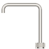 Bella Vista Mica Fluted Soft-Square Hob Sink/Basin Mixer Set Brushed Nickel HSK-6-NR-R90-BN