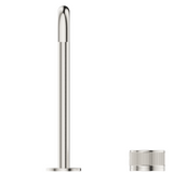 Bella Vista Mica Fluted Soft-Square Hob Sink/Basin Mixer Set Brushed Nickel HSK-6-NR-R90-BN