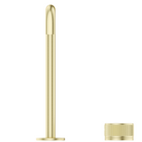 Bella Vista Mica Fluted Soft-Square Hob Sink/Basin Mixer Set French Gold HSK-6-NR-R90-FG