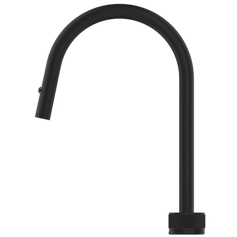 Bella Vista Mica Fluted Pull-Out Hob Mixer Set Black HSK-6-NR-PO-BLK