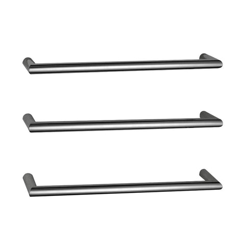 Argent Pace 3 Single Bar Heated Towel Rail 700mm Chrome HTR0102