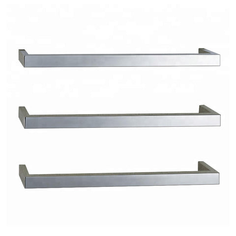 Argent Kubic 3 Single Bar Heated Towel Rail 700mm Chrome HTS0102