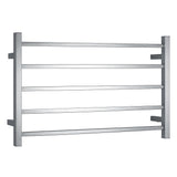 Argent Kubic 5 Bar Heated Towel Rail 600mm Chrome HTS05X4