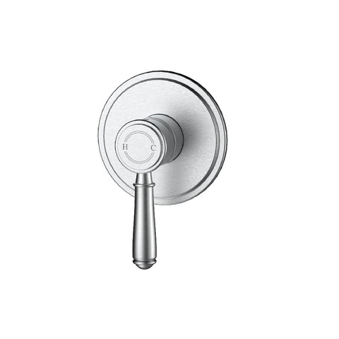 Ikon Clasico Wall Mixer Trim & Body Brushed Nickel HYB868-301TK-BN+HYB868-301BD