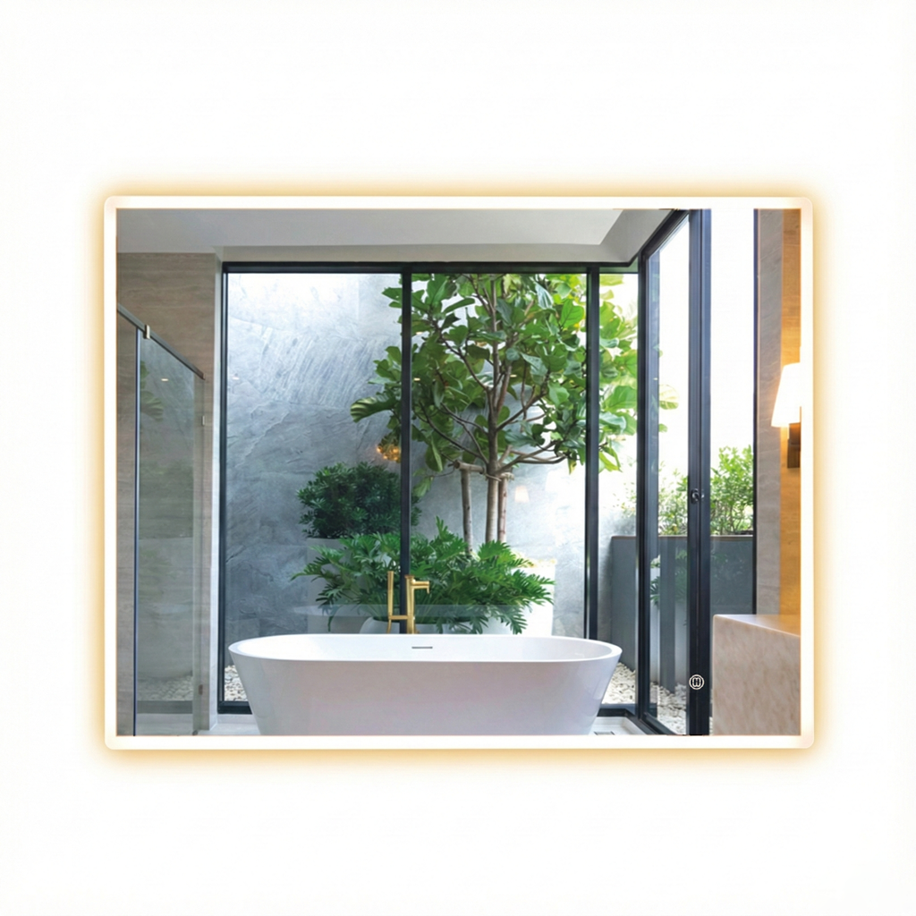 Mallow Halo LED Mirror Rectangle 900x700mm HAL-9070