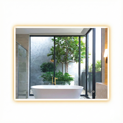 Mallow Halo LED Mirror Rectangle 900x700mm HAL-9070