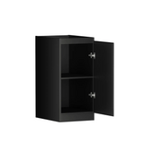 Otti Hampshire Laundry Cabinet 1060mm Black / Pure White Top LA-1060-BOHB-PW