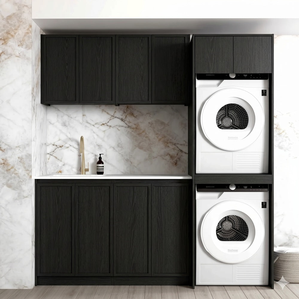 Otti Hampshire Laundry Kit 1960C Black / Pure White Top LA-1960C-BOHB-PW