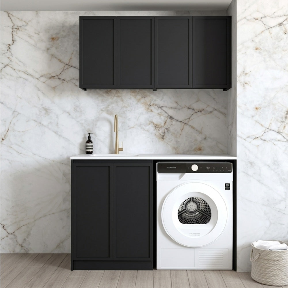 Otti Hampshire Laundry Kit 1305B Black / Matte White Top LA-1305B-BOHB-MW
