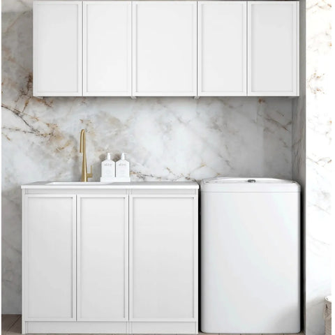 Otti Hampshire Laundry Kit 1715B White / Matte White Top LA-1715B-BOHW-MW