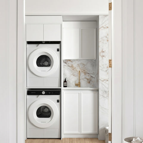 Otti Hampshire Laundry Kit 1305C White / Pure White Top LA-1305C-BOHW-PW