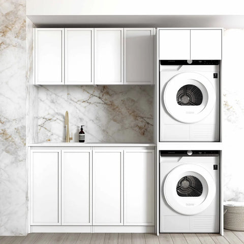 Otti Hampshire Laundry Kit 1960C White / Pure White Top LA-1960C-BOHW-PW