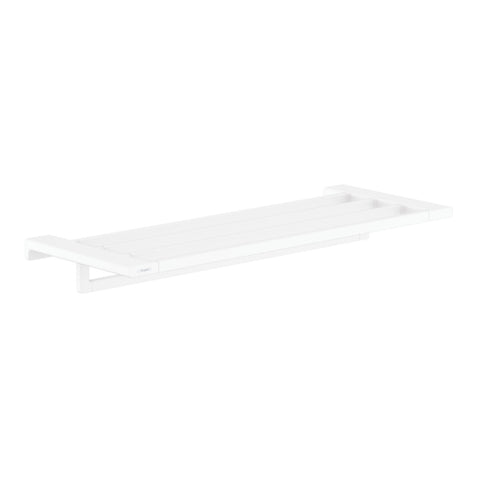 Hansgrohe Addstoris Towel Rack w/ Towel Holder Matte White 41751700