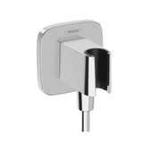 Hansgrohe Fixfit Q Wall Outlet w/ Shower Holder Chrome 26887000