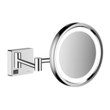 Hansgrohe Addstoris Shaving Mirror w/ Led Light Chrome 41790000