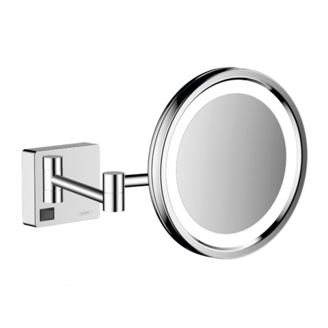 Hansgrohe Addstoris Shaving Mirror w/ Led Light Chrome 41790000