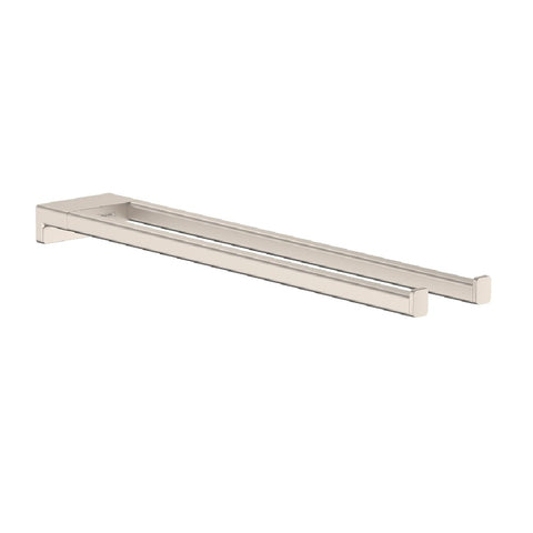 Hansgrohe Addstoris Towel Holder Twin-Handle Brushed Nickel 41770820