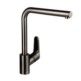 Hansgrohe Decor Single Lever Kitchen Mixer 280mm Brushed Black Chrome 31817343