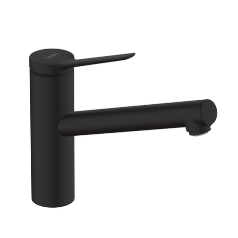 Hansgrohe Zesis M33 Single Lever Kitchen Mixer 150 Matte Black 74802673