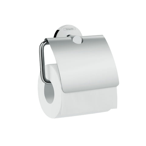 Hansgrohe Logis Universal Toilet Paper Holder w/ Cover Chrome 41723000