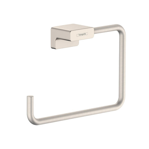 Hansgrohe Addstoris Towel Ring Brushed Nickel 41754820